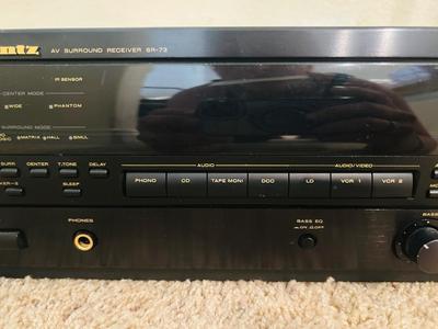 MARANTZ AV SURROUND SOUND RECEIVER SR-73 W/REMOTE