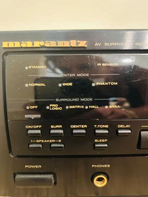 MARANTZ AV SURROUND SOUND RECEIVER SR-73 W/REMOTE