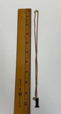 Vintage #1 Pendent Necklace