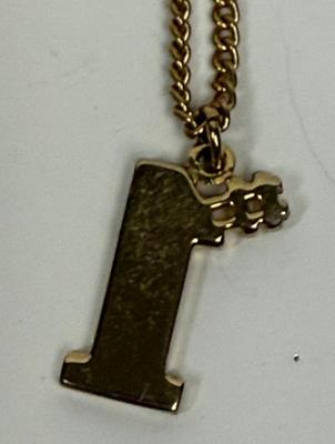 Vintage #1 Pendent Necklace