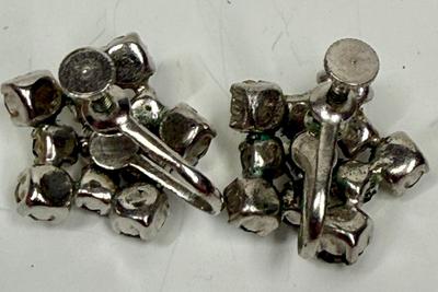 Vintagew Jewelry Lot of 3 Cup-on Earrings W, Germany