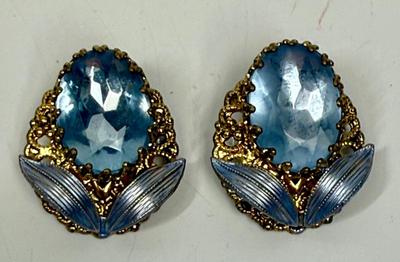 Vintagew Jewelry Lot of 3 Cup-on Earrings W, Germany