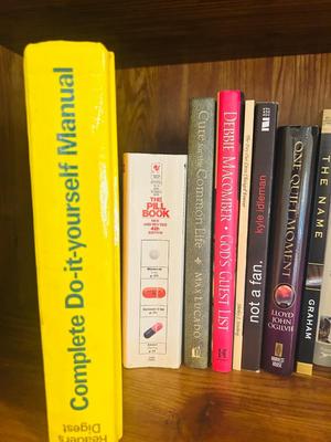 A VARIETY OF SELF HELP AND OTHER BOOKS