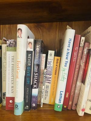 A VARIETY OF SELF HELP AND OTHER BOOKS