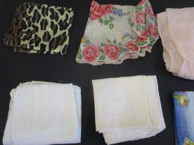 Vintage Sally Gee & Vera Silky Scarf Made Japan Hand Rolled & Assorted Other Brands Of Scarfs & Handkerchiefs #8
