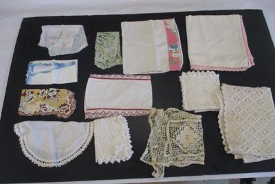Antique Hand-made Lace & Linens #9