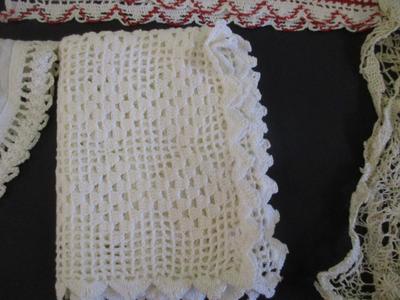 Antique Hand-made Lace & Linens #9