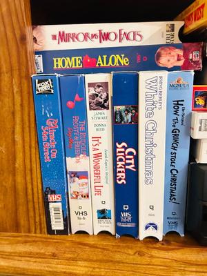 QUASER 4 HEAD VCR AND A GREAT ASSORTMENT OF VHS MOVIES