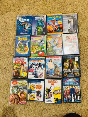 AN EXCELLENT ASSORTMENT OF KID/FAMILY FRIENDLY MOVIES ON DVD
