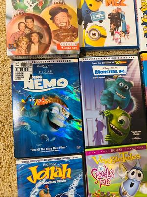 AN EXCELLENT ASSORTMENT OF KID/FAMILY FRIENDLY MOVIES ON DVD