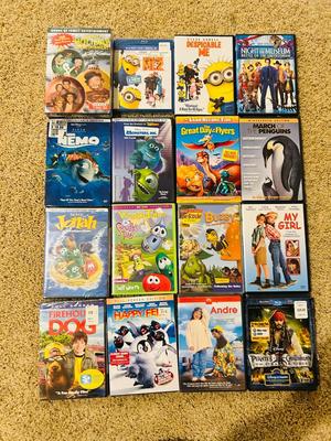 AN EXCELLENT ASSORTMENT OF KID/FAMILY FRIENDLY MOVIES ON DVD