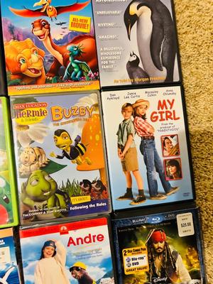 AN EXCELLENT ASSORTMENT OF KID/FAMILY FRIENDLY MOVIES ON DVD