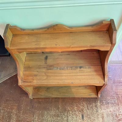 Two Wooden Shelf Units (DR-JS)