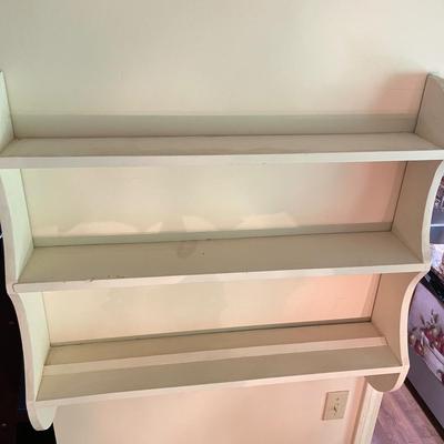 Two Wooden Shelf Units (DR-JS)