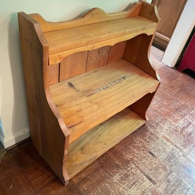 Two Wooden Shelf Units (DR-JS)