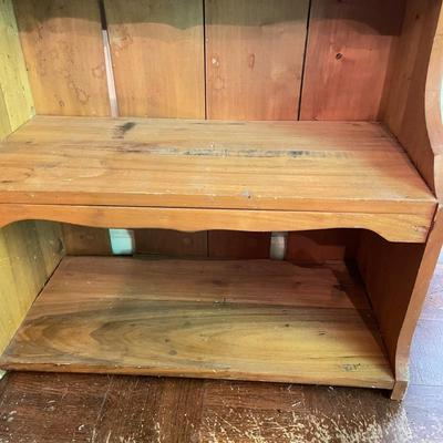 Two Wooden Shelf Units (DR-JS)