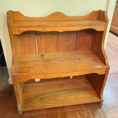 Two Wooden Shelf Units (DR-JS)
