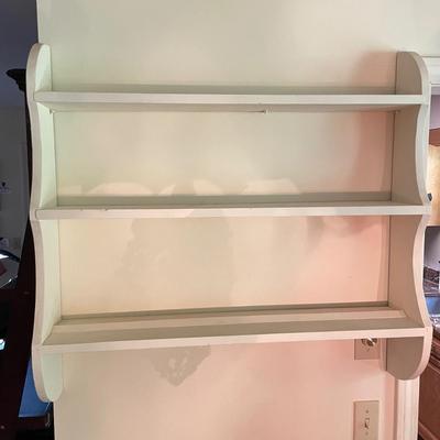 Two Wooden Shelf Units (DR-JS)