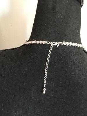 Vintage Avon rhinestone V necklace