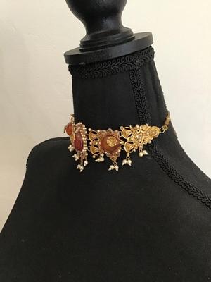 Beautiful, vintage, ethnic choker necklace