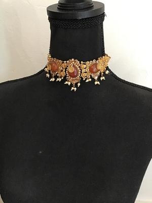 Beautiful, vintage, ethnic choker necklace