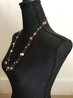 Vintage multicolor beaded necklace