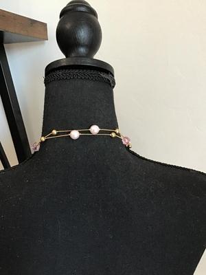 Vintage multicolor beaded necklace