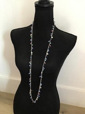 Very beautiful multicolor, Silver Tone necklace