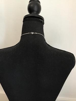 Very beautiful ballerina Silvertone necklace