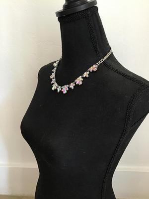 Beautiful silver tone with rainbow reflections