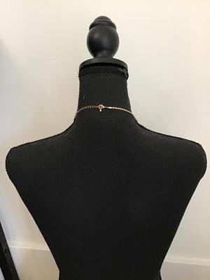 Vintage ballerina, girl necklace