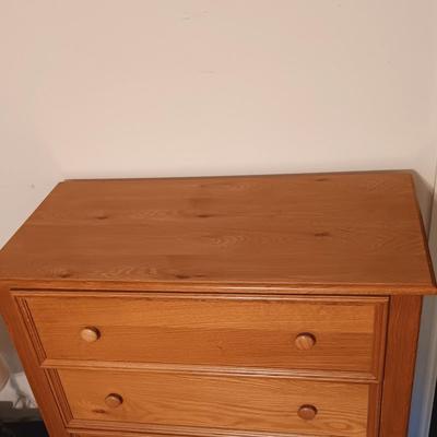 LOT 138: Contemporary Style Dresser and Queen Size Bedframe