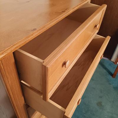 LOT 138: Contemporary Style Dresser and Queen Size Bedframe