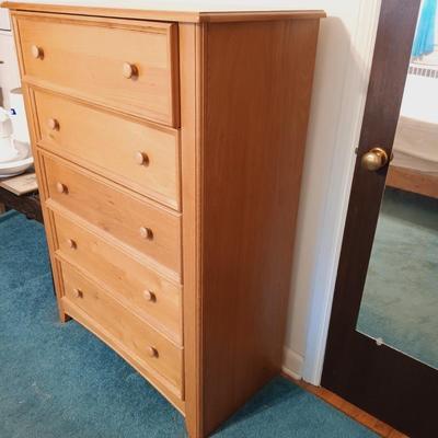 LOT 138: Contemporary Style Dresser and Queen Size Bedframe