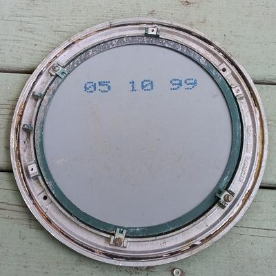 LOT 194: Vintage McPhilben Metal Fixtures with Mirrored Glass Inserts