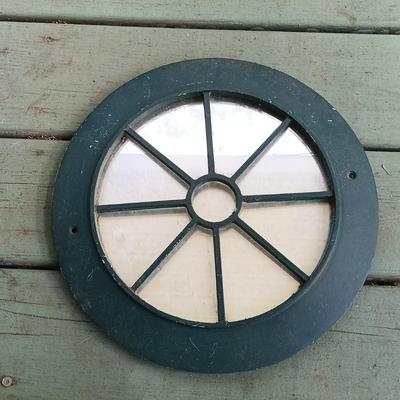 LOT 194: Vintage McPhilben Metal Fixtures with Mirrored Glass Inserts