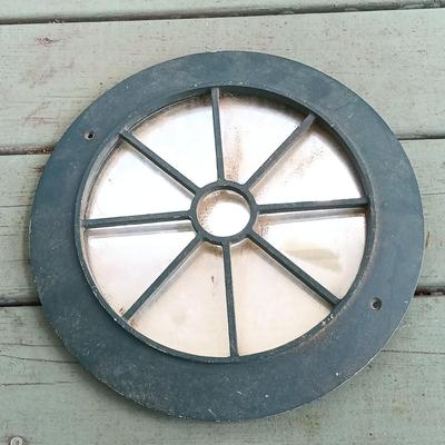 LOT 194: Vintage McPhilben Metal Fixtures with Mirrored Glass Inserts