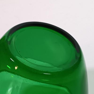 LOT 206: Forest Green Depression Glass Dishware