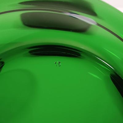 LOT 206: Forest Green Depression Glass Dishware