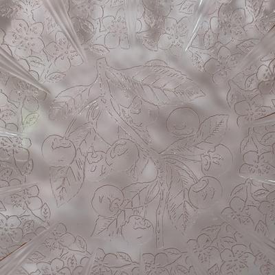 LOT 208: Pink Depression Glass Dishes - Bubble Bowl, Oyster and Pearl Bowl, Pitcher & More