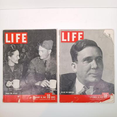 LOT 210: Set of (14) Vintage Life Magazines - January 1939 to May 1943