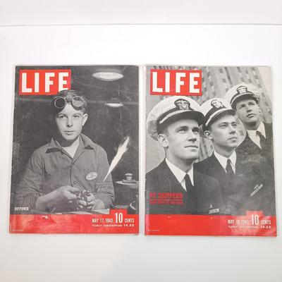 LOT 210: Set of (14) Vintage Life Magazines - January 1939 to May 1943