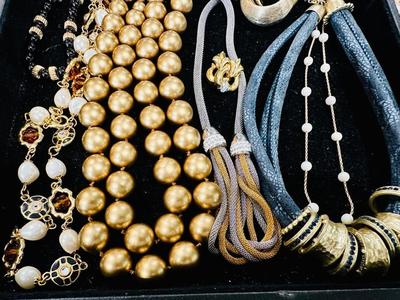 Costume Jewelry Lot N -Gold Tone & Silver Tone