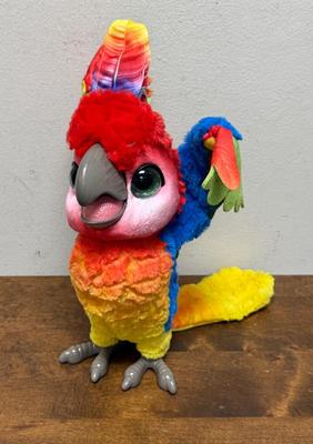 FurReal Rock-A-Too The Show Bird Multicolored Fluffy Parrot Toy