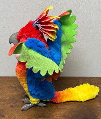 FurReal Rock-A-Too The Show Bird Multicolored Fluffy Parrot Toy