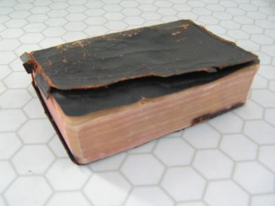 REALLY OLD King James Version Holy Bible. Personal size version