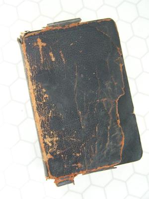 REALLY OLD King James Version Holy Bible. Personal size version