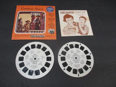 View-Master Cowboy Stars 2 Real Set 1950 Sawyer's Reel