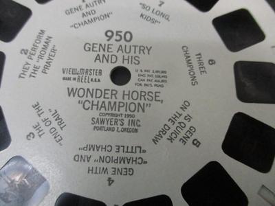 View-Master Cowboy Stars 2 Real Set 1950 Sawyer's Reel