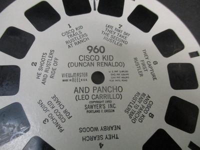 View-Master Cowboy Stars 2 Real Set 1950 Sawyer's Reel